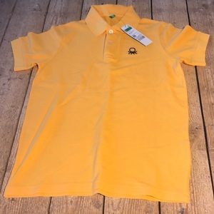 NWT United Color of Benneton Polo (8-9)